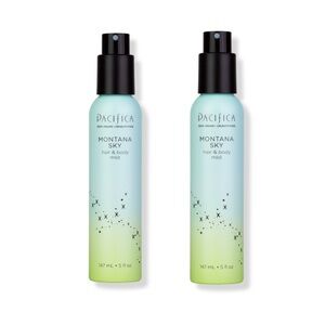 NEW 2x Pacifica Montana Sky Hair & Body Spray Full Size
